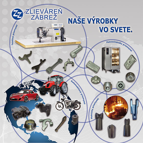 Leaflet of company Zlieváreň Zábrež, a.s.